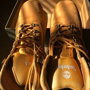 Men’s size 12 wheat color Timberland boots